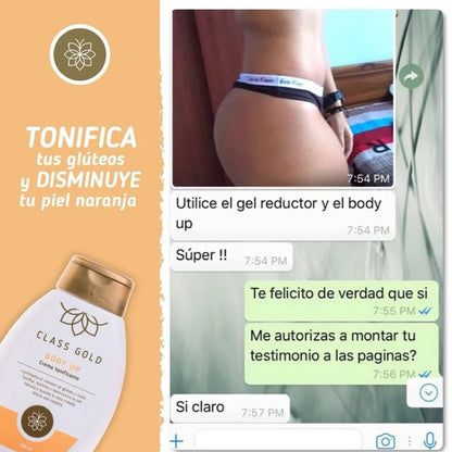CREMA TONIFICANTE BODY UP 300ML CLASS GOLD